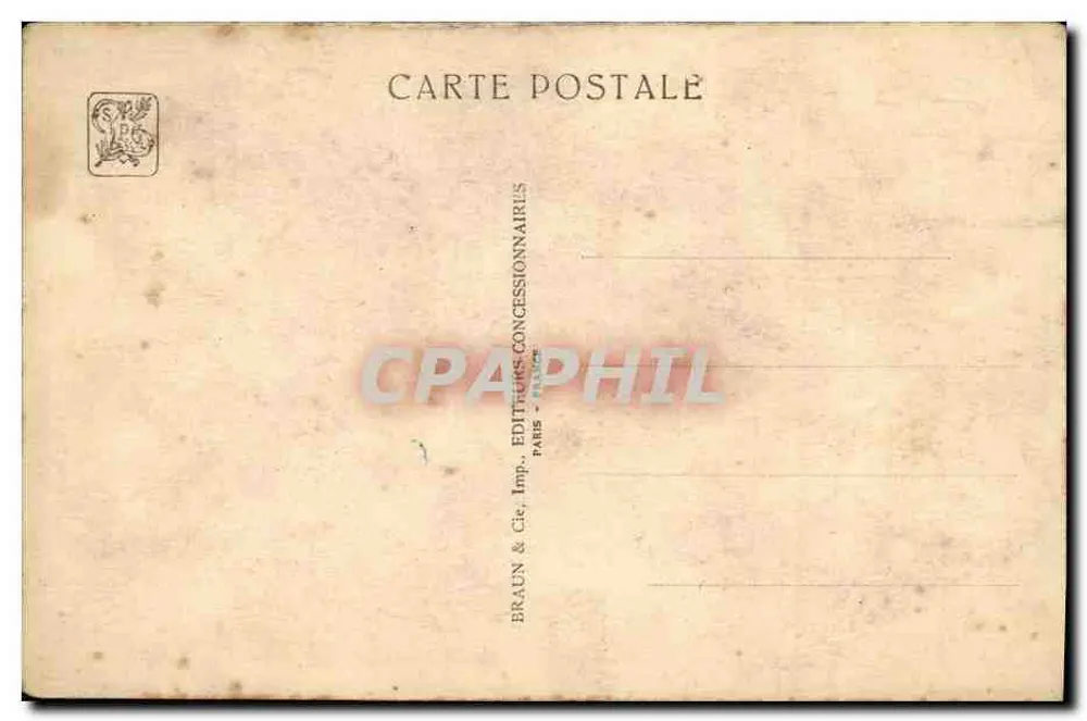 Angkor-Vat — Galerie intérieure — Exposition Coloniale Internationale, Paris 1931 — Éditeur : Auberlet & Blanche - Rückseite
