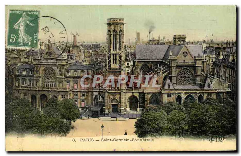 Paris — Saint-Germain-l'Auxerrois — Verlag C.E.D. - Vorderseite