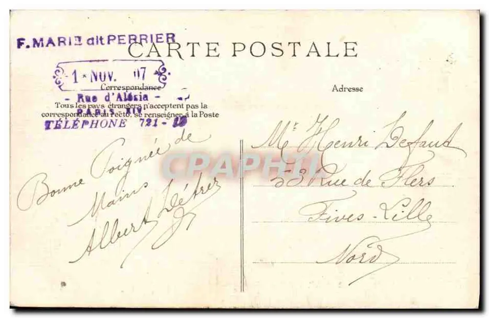 Paris — Saint-Germain-l'Auxerrois — Verlag C.E.D. - Rückseite
