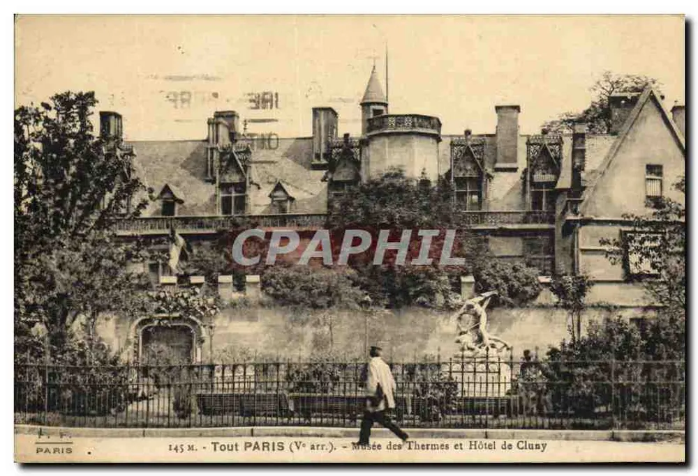 Thermals Museum und Hotel de Cluny — Paris (5. Bezirk) — Whole Paris Serie 145 M - Vorderseite