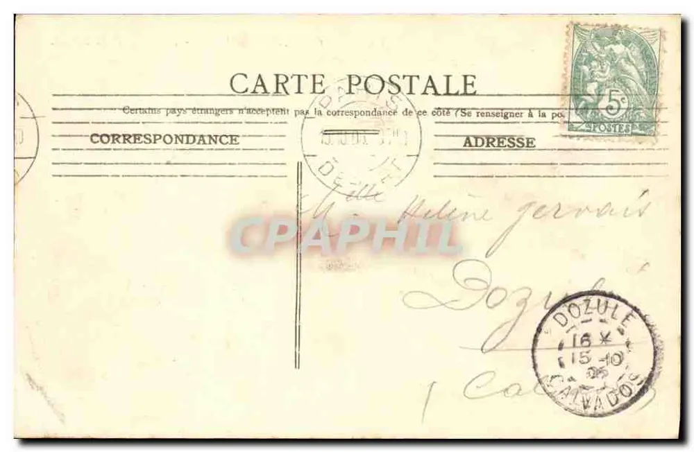 Paris — Boulevard Saint-Denis — C.J. 73 — Source Rizier - Verso