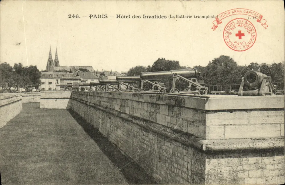 Paris — Hotel des Invalides (Die Triumphbatterie) — anonymer Verleger, Nr. 246 - Vorderseite