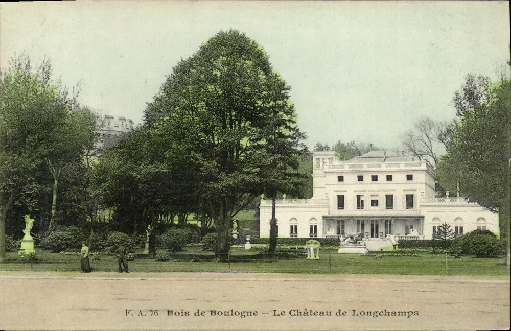 Bois de Boulogne — Schloss Longchamps — F.A. 76 - Vorderseite