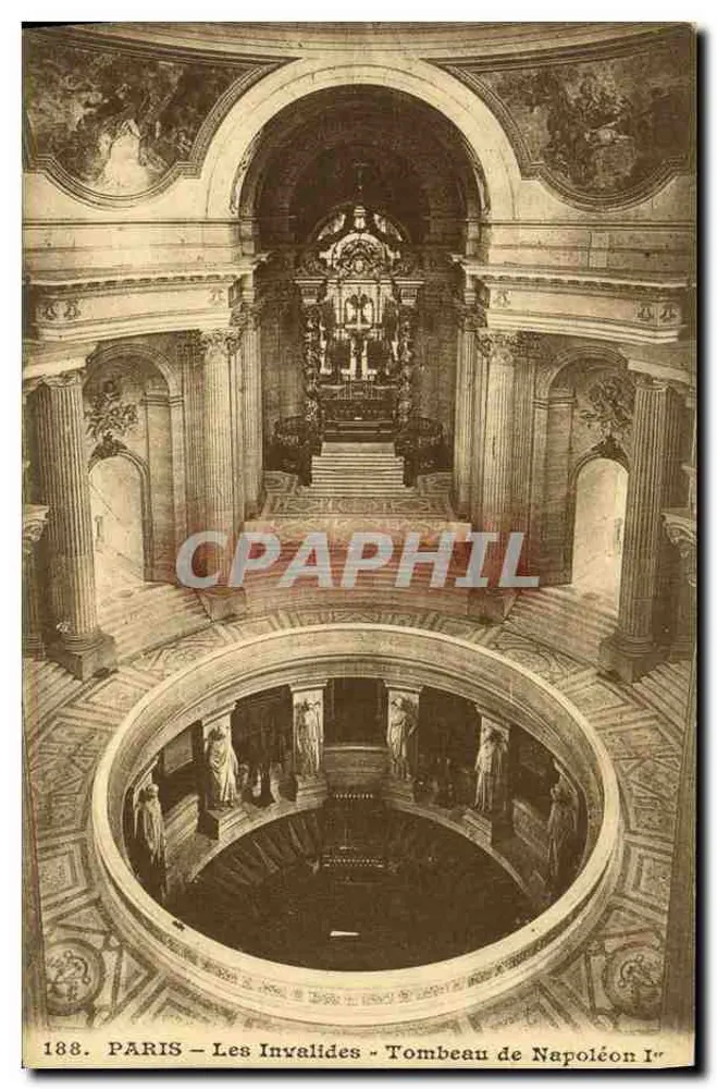 PARIS – Les Invalides – Túmulo de Napoleão I – n° 188 - Frente