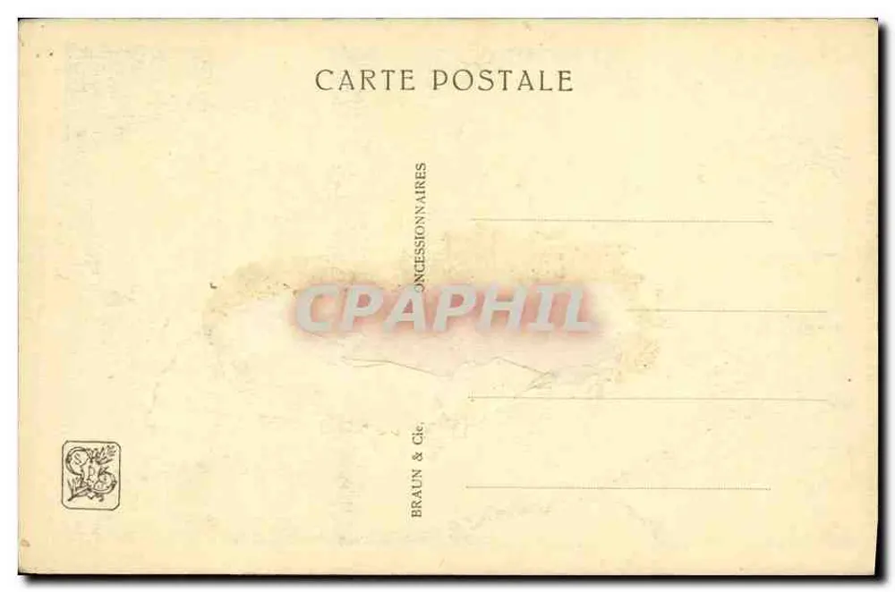 Pavillon der Neukaledonien — Internationale Kolonialausstellung — Paris 1931 - Rückseite