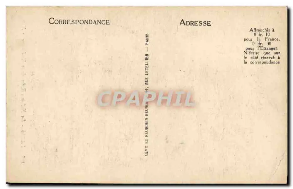 Paris - Die Kirche der Madeleine - ND - Rückseite