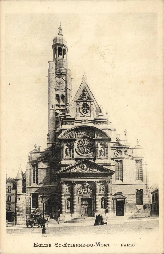 Iglesia de San Etienne du Mont — París - Anverso