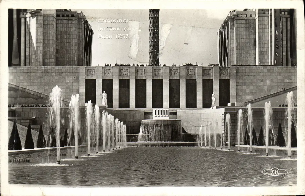 Bassins und Fontänen — Internationale Ausstellung Paris 1937 — Verlag H. CHAVAT, Boulogne-sur-Seine - Vorderseite