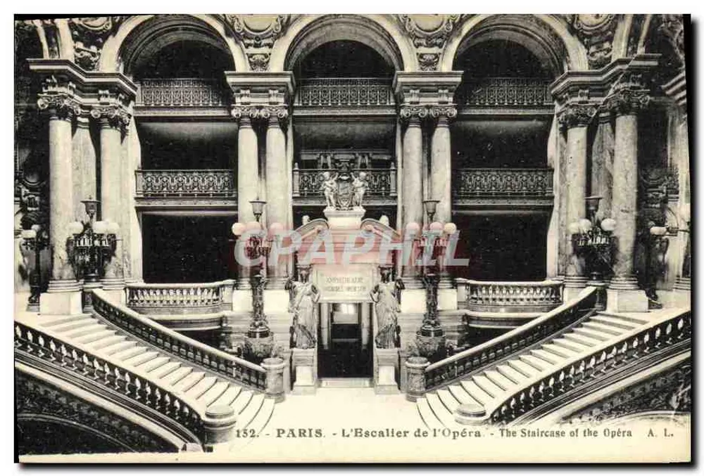 A Escada do Ópera — Paris — A. L., n° 152 - Frente