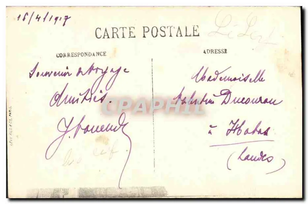 Paris — A Igreja Saint-Laurent — n° 228 - Verso