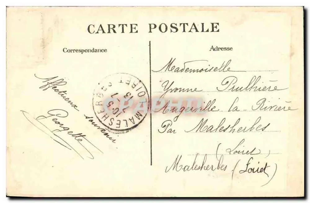 Paris - Notre-Dame des Champs, Boulevard du Montparnasse (VIe) — Éditeur F.F. PARIS, n° 2584 - Rückseite