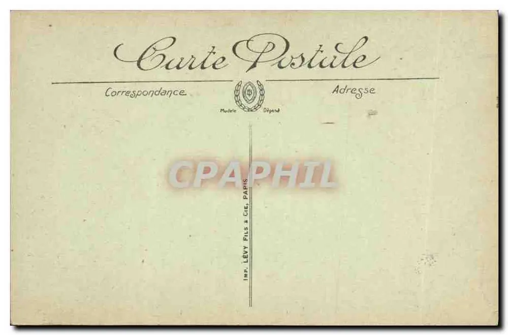 Paris — Der Sacré-Cœur — Montmartre — Imp. Levy Fils & Cie, Paris - Rückseite