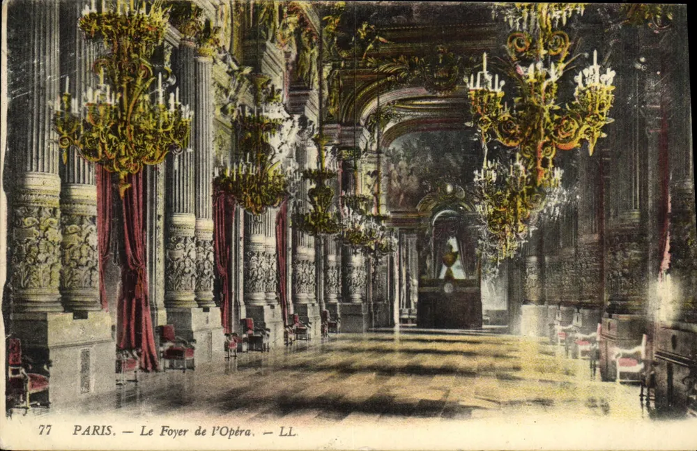 Paryż — Foyera Opery — LL, nr 77 - Awers