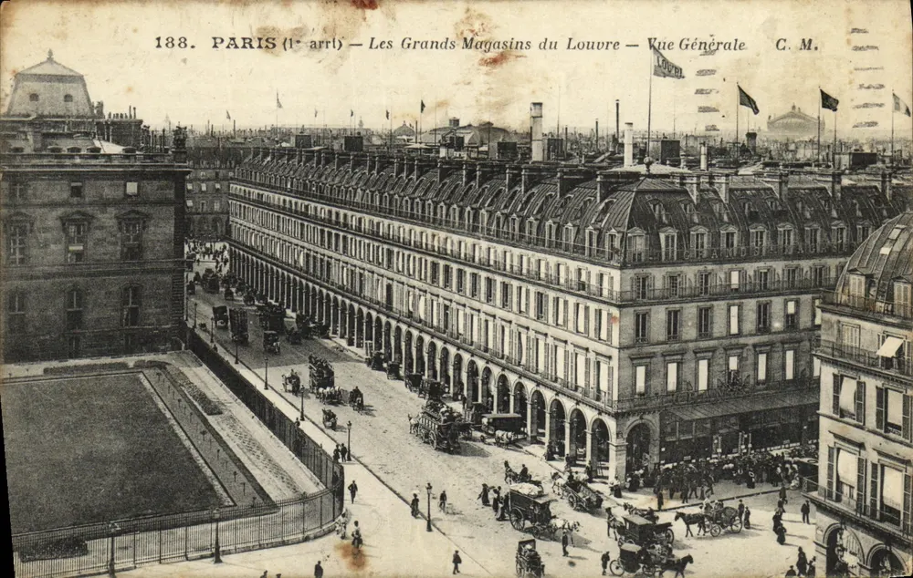 Paris (1. Arrondissement) — Les Grands Magasins du Louvre — Allgemeine Ansicht — C.M. - Vorderseite
