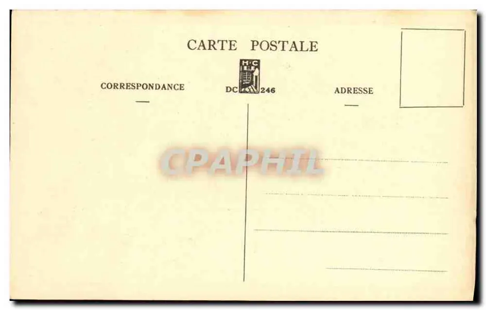 Parijs — Kerk van Saint-Etienne-du-Mont — uitgever H.C. TEL, nr. 246 - Achterkant