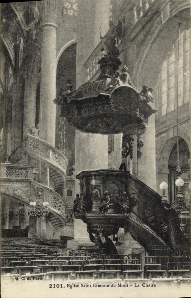Kirche Saint-Etienne-du-Mont — Der Chorraum — G. C. A. Paris 2101 - Vorderseite