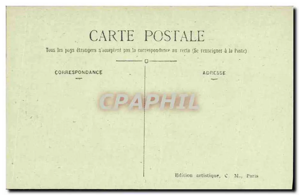 Paris — O Panteão — Interior — C. M. - Verso