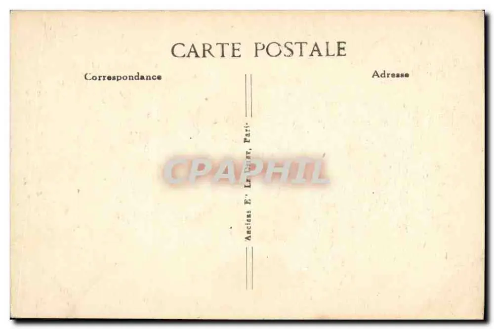 Paris - Ópera - O Grande Escalier — editor Anciens E. Le Dian, Paris, n° 4095 - Verso