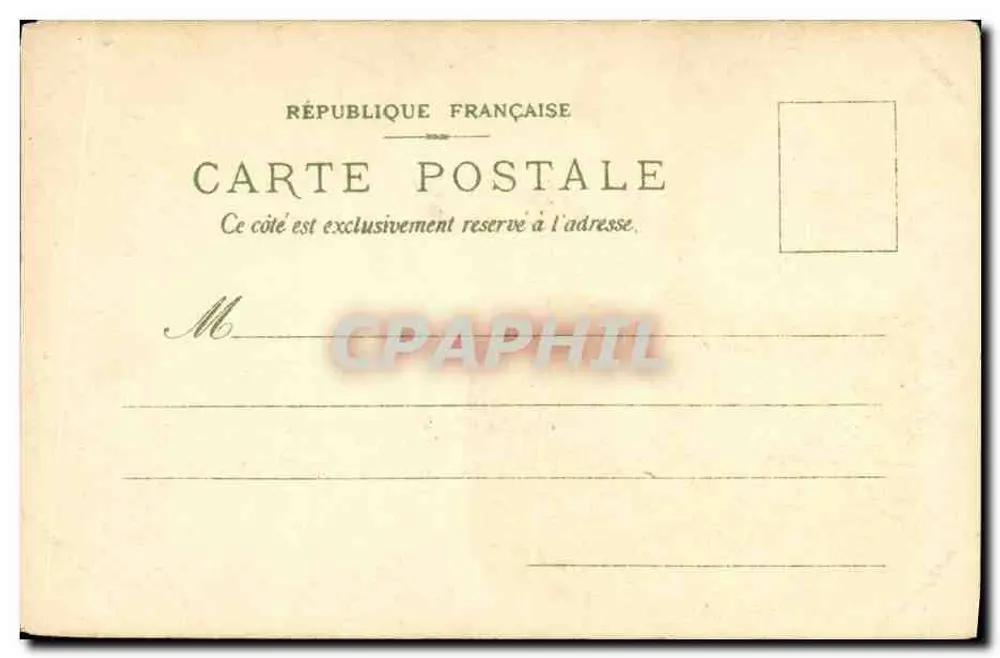 Place Vendôme (PARIS) — coluna monumental com estátua — editor não identificado, número de série não visível - Verso