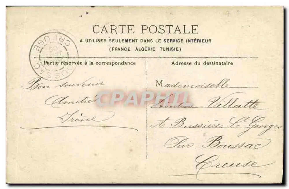 Paris — vue de la Seine vers Notre-Dame — éditeur Paris, n° 123 - Verso