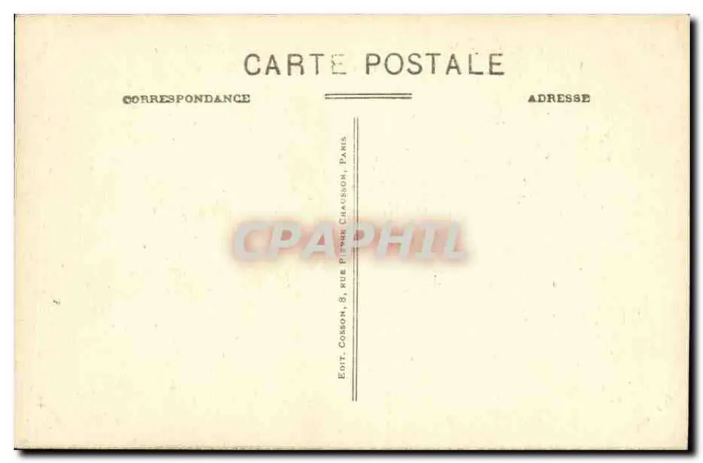 Paris - Place du Palais-Royal und der Conseil d'État — C.M. — Nr. 214 - Rückseite