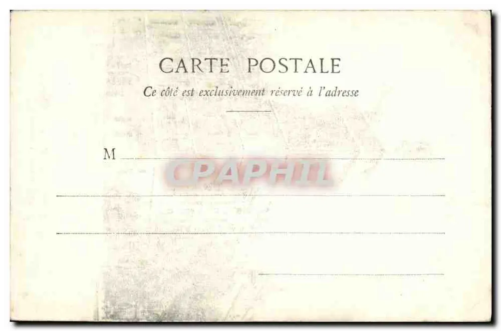 Paris - Ansicht der Uhrturm am Palais de Justice — Verlag nicht sichtbar, Seriennummer 89 - Rückseite