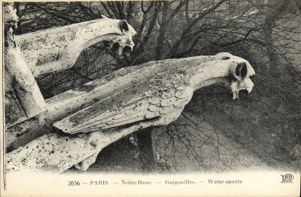 Paris — Notre-Dame — Gargalhas — Chifres de água — ND Fot. — n° 2036 - Frente