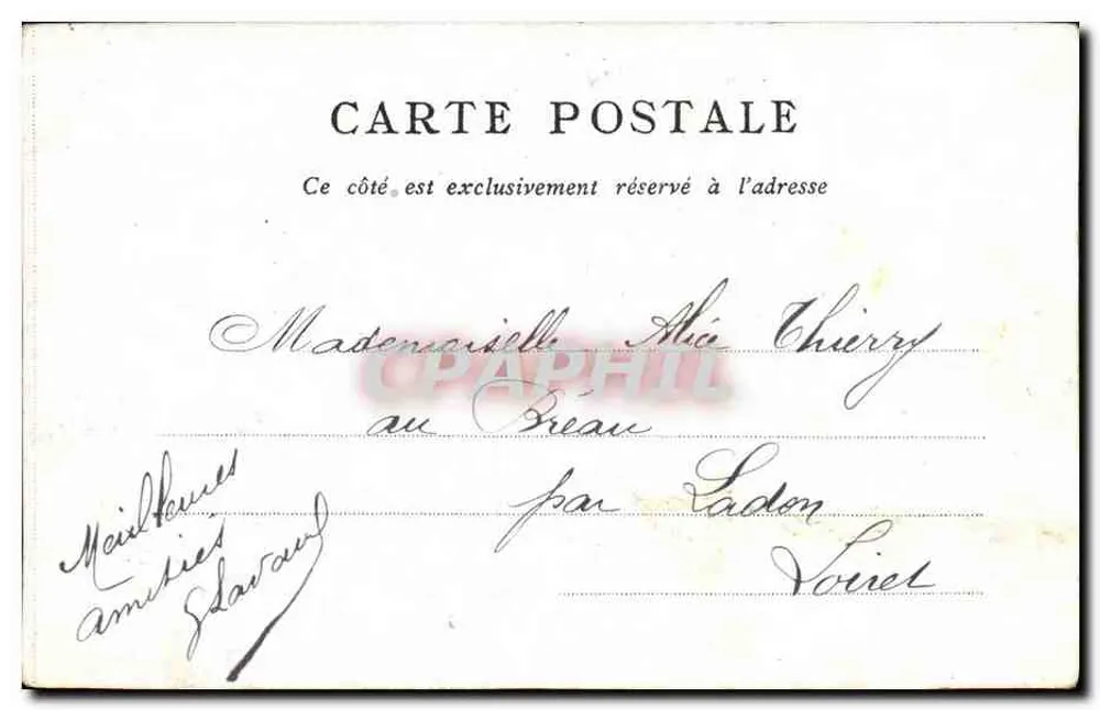 Stadthaus — Ansicht der Seine und des Brückens — von Le Bon Marché — Paris - Rückseite