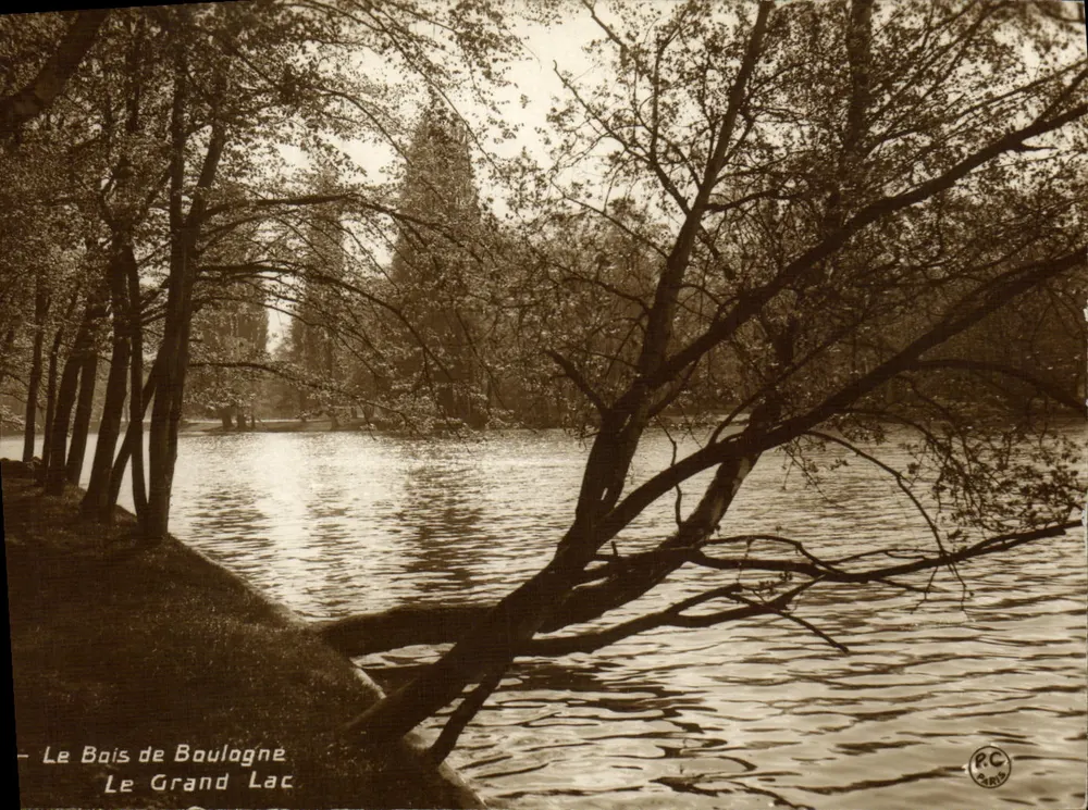 Der Bois de Boulogne — Der Große See — R.C. PARIS - Vorderseite