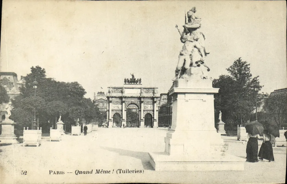 Paris — Quand Même ! (Tuileries) — editor desconhecido, n° 52 - Frente