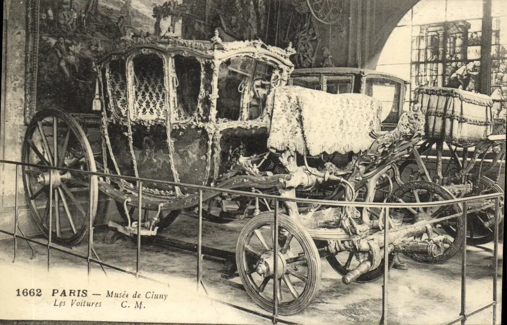 Automóveis — Museu de Cluny — C. M. — n° 1662 - Frente