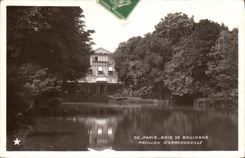 Paris - Bois de Boulogne - Pavillon d'Armenonville — Verlag 'Éticle' n°50 - Vorderseite