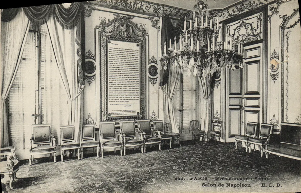 Paris — Präsidium des Senats — Salon de Napoléon — E. L. D. n° 943 - Vorderseite
