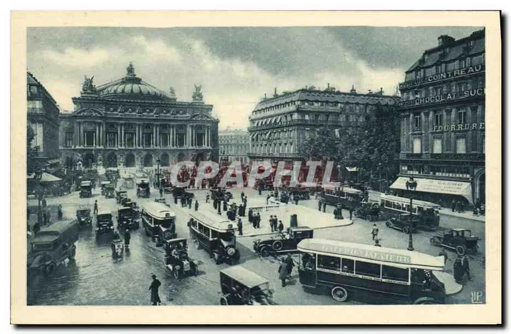 Place de l'Opéra — Paris — Éditions Artistiques LIP - Frente