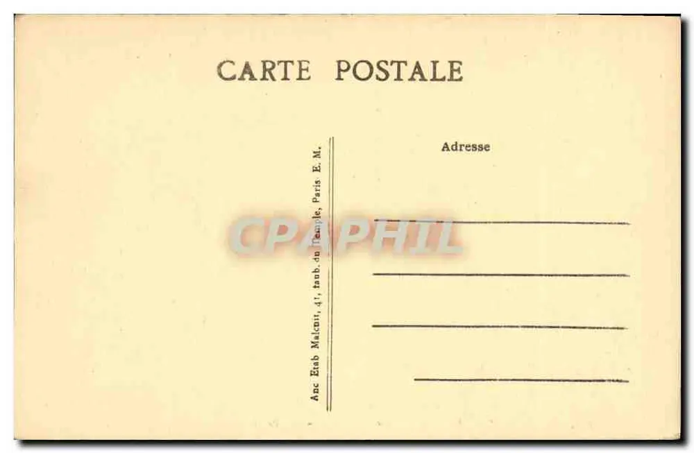 Paris (XV) — Boulevard Victor-Hugo — Musée de l'Aéronautique — E.M. - Rückseite