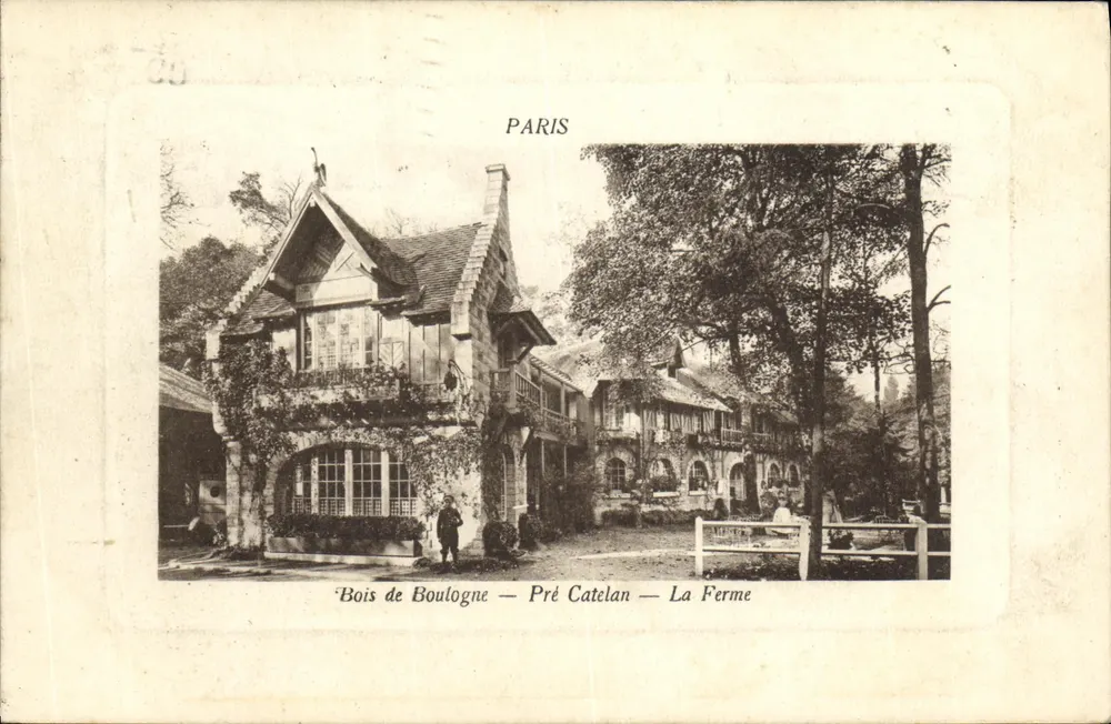 Bois de Boulogne — Pré Catelan — La Ferme — Edition 'UNIC' Paris - Vorderseite