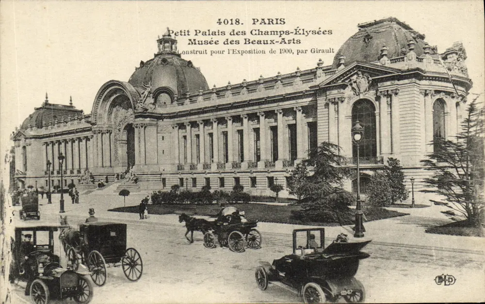 Petit Palais des Champs-Élysées — Museum der Fine Arts — gebaut für die Ausstellung 1900, von Girault - Vorderseite