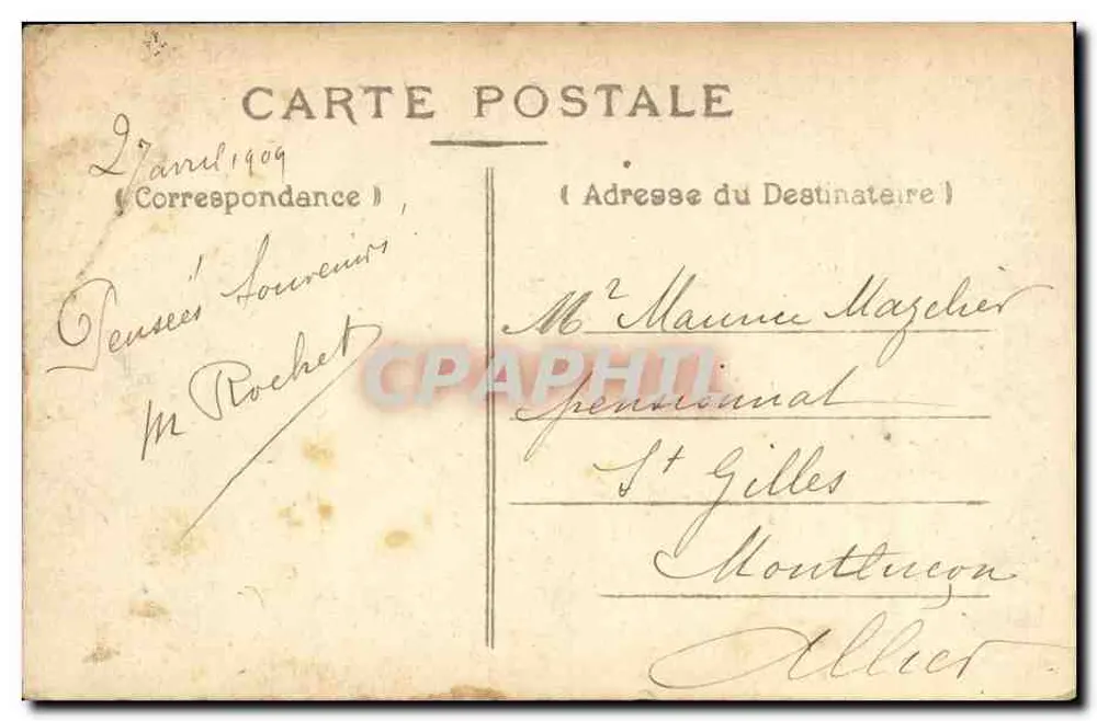 Paris — Grande Chancellerie — éditeur non visible - Rewers