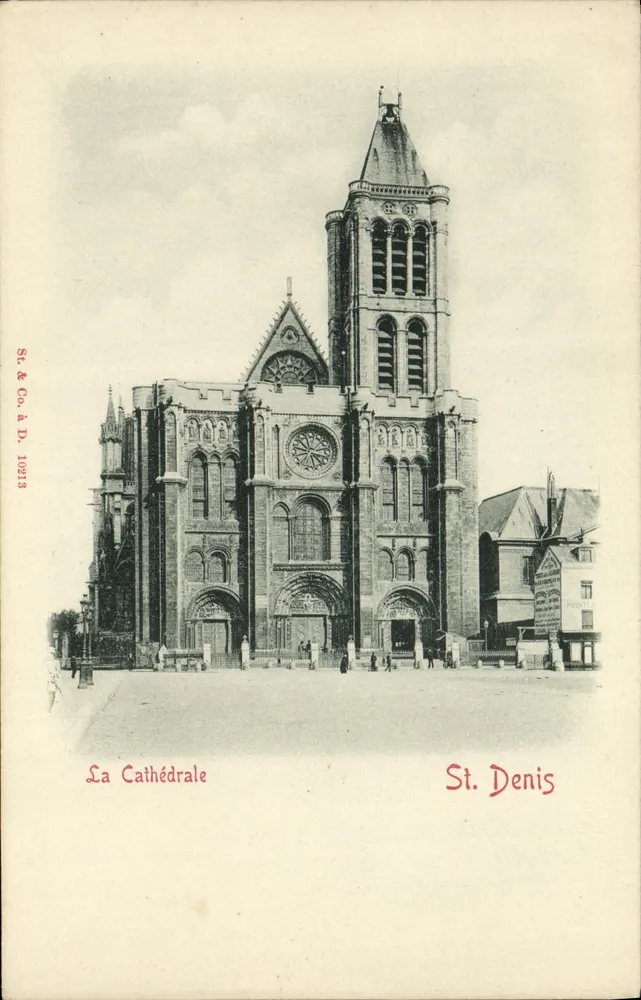 Katedra — Saint-Denis — St. & Co. à D. 10213 - Awers