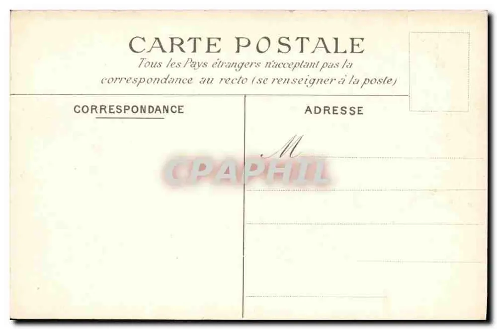 Bacia do Ferro de Cavalo — Saint-Cloud — C.M. n°7 - Verso