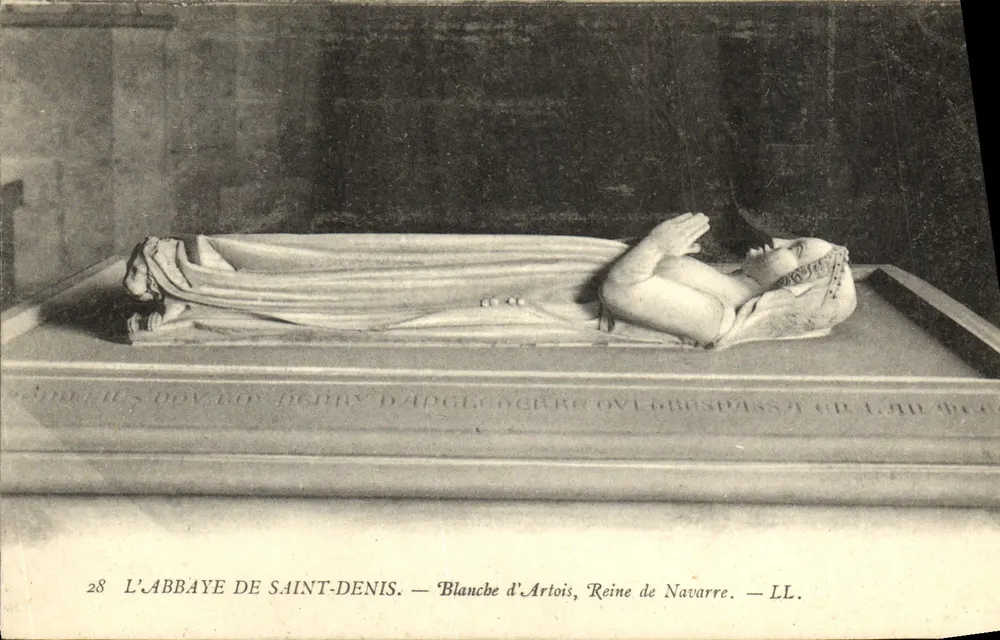 DIE ABBEY OF SAINT-DENIS — Blanche d'Artois, Königin von Navarra — LL. - Vorderseite
