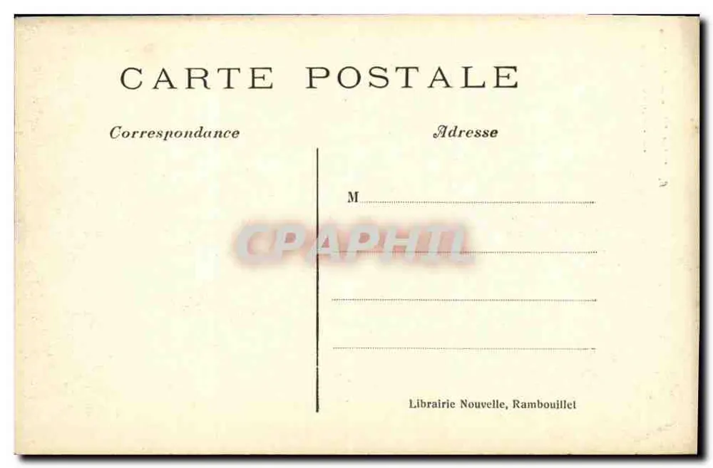 Saint-Léger-en-Yvelines — Der See von Vilpert — Librairie Nouvelle, Rambouillet - Rückseite