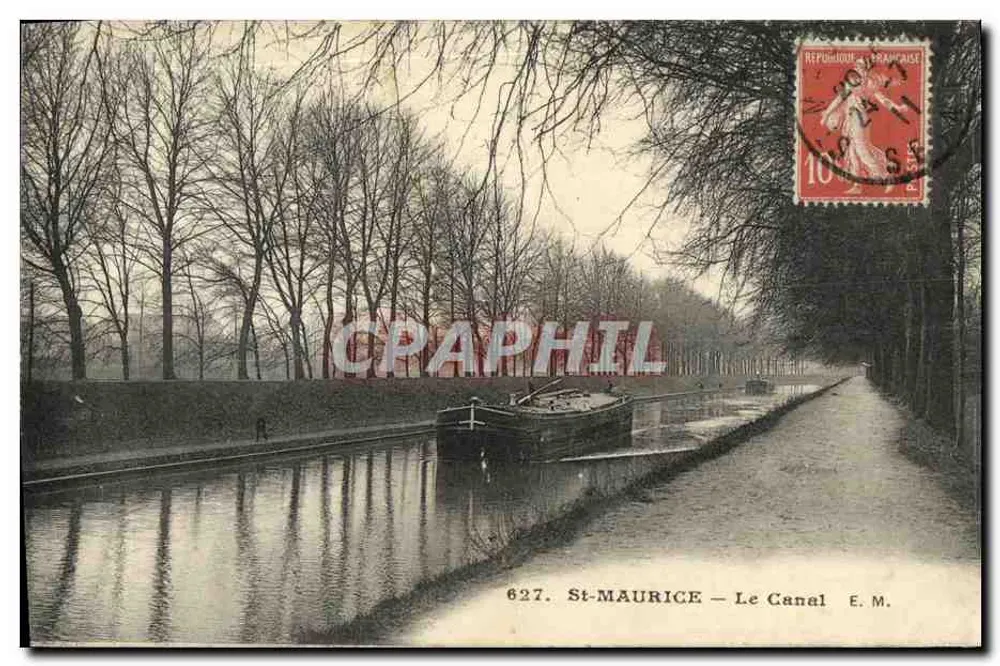 St-Maurice — O Canal — E.M. — n°627 - Frente