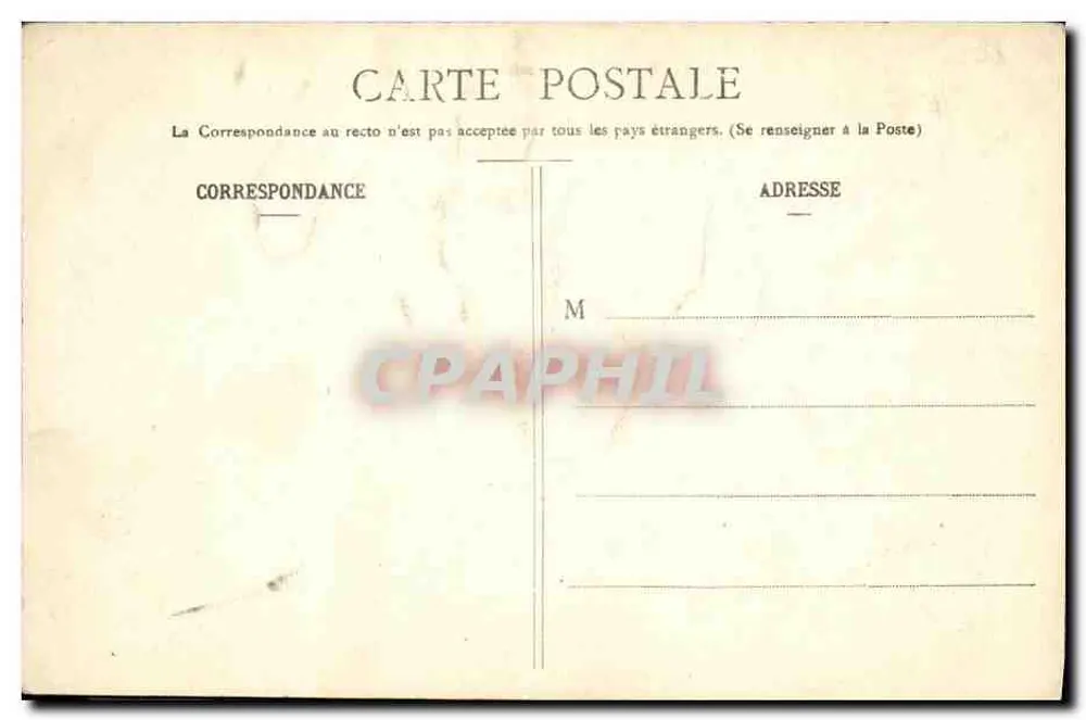 St-Ouen - De School bij de Station - G. I. - Achterkant