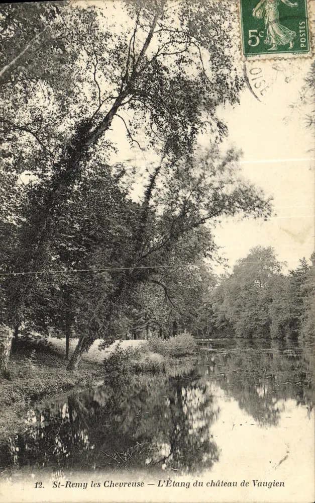 St-Remy les Chevreuse — Der See des Schlosses Vaugien — Nr. 12 - Vorderseite