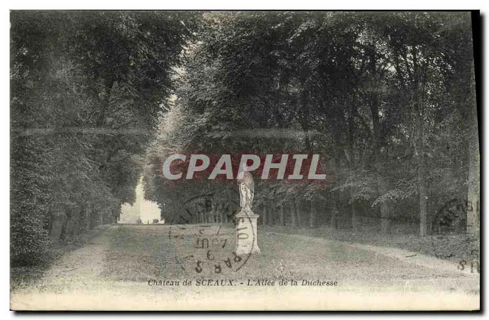 Schloss SCEAUX - Die Avenue der Herzogin - Vorderseite