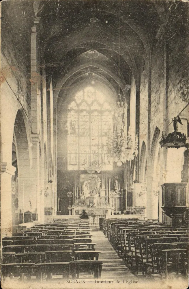 SCEAUX — Interior da Igreja — Editor não identificado, número de série não visível - Frente