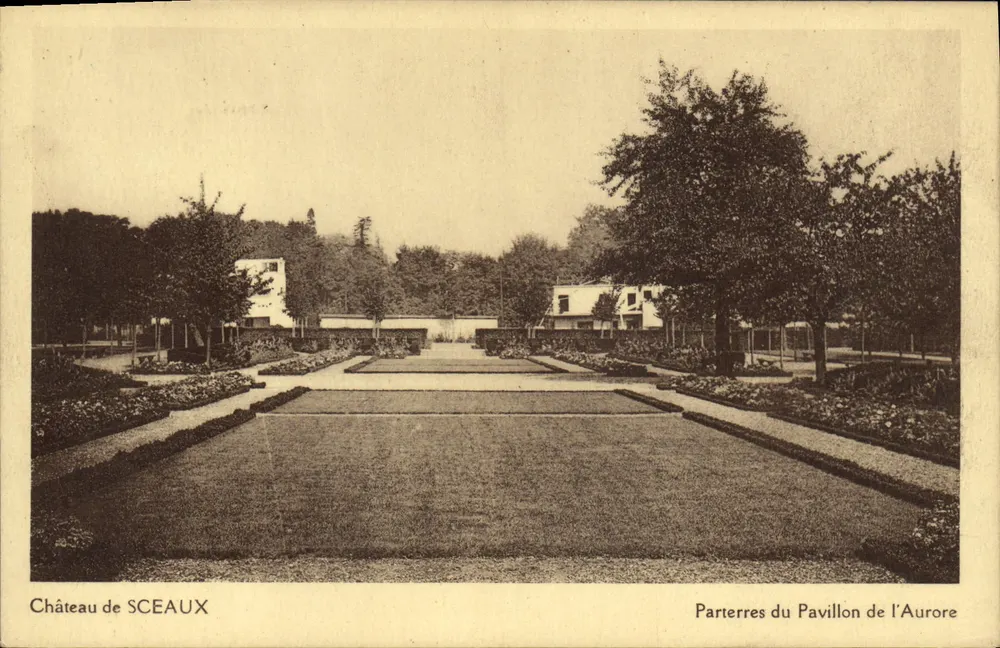 Schloss SCEAUX — Parterres des Pavillon de l'Aurore — Verlag nicht sichtbar - Vorderseite