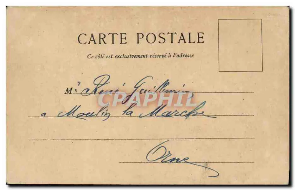 Suresnes — O Hotel de Ville — Editor não identificado, número de série não visível - Verso