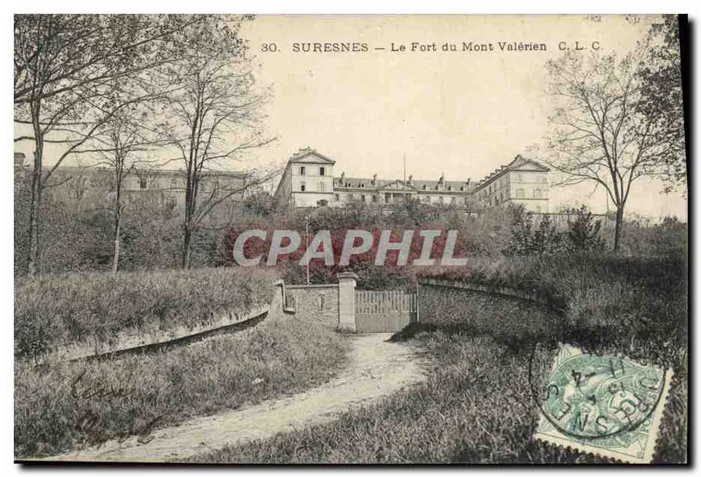 Suresnes — Das Fort von Mont Valérien — C. L. C. Nr. 30 - Vorderseite